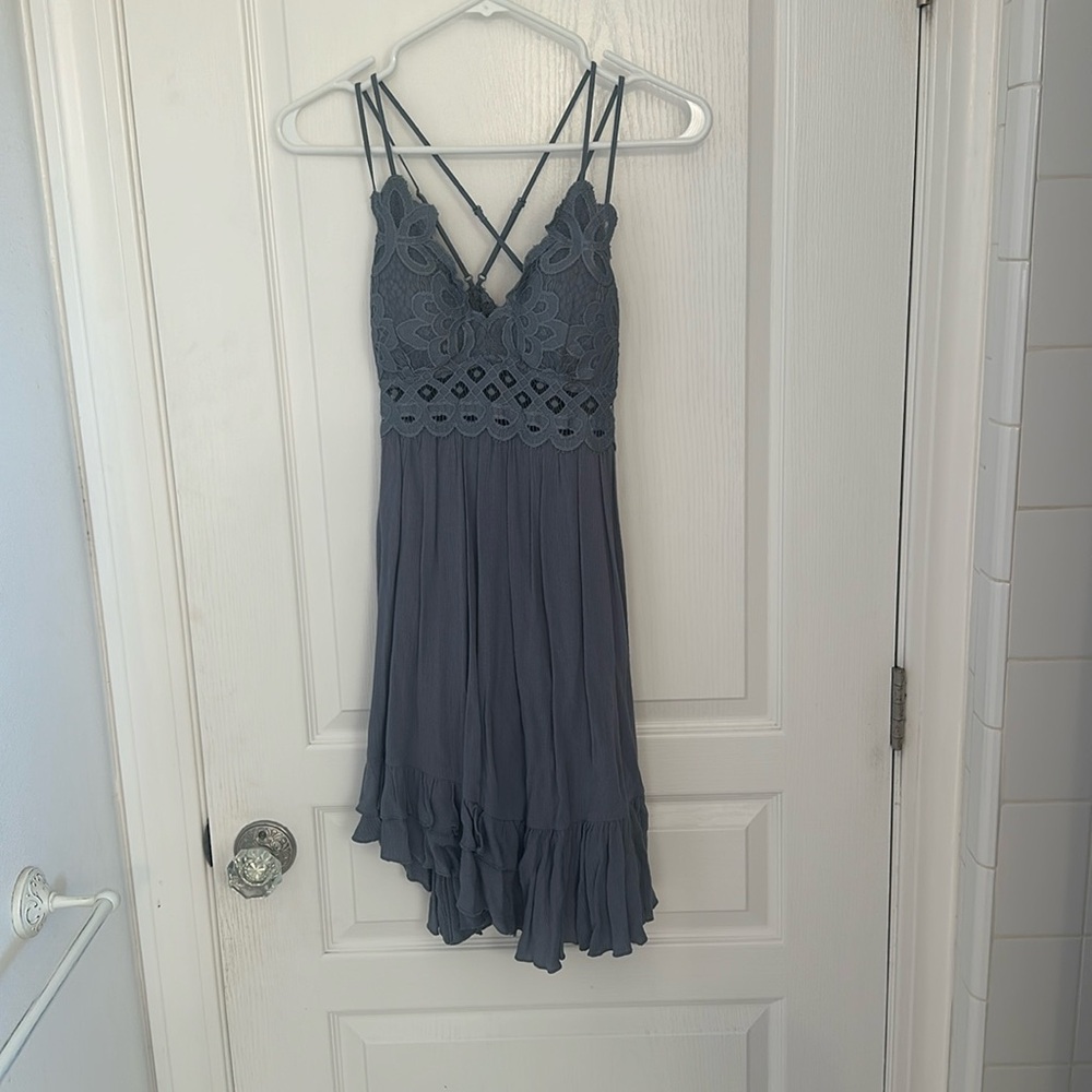 Blue dress